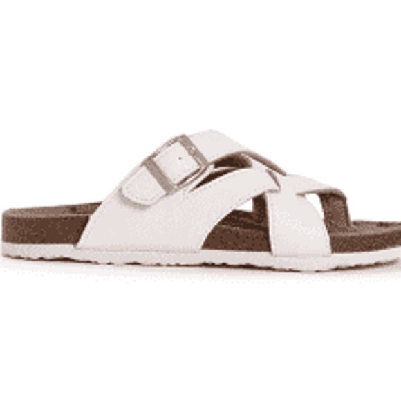 Muk Luks Shoes - Muk Luks Women's Shayna Terra Turf Sandals White Size 7